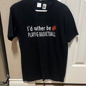 Amazon Black Basketball Graphic Tee